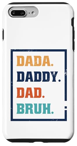 Dada Daddy Dad Bruh Hülle für iPhone 7 Plus/8 Plus von Beste Vatertag Geschenke für Männer, Papa & Opa