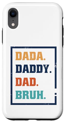 Dada Daddy Dad Bruh Hülle für iPhone XR von Beste Vatertag Geschenke für Männer, Papa & Opa