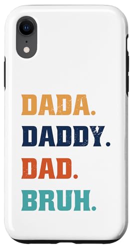 Dada Daddy Dad Bruh Hülle für iPhone XR von Beste Vatertag Geschenke für Männer, Papa & Opa