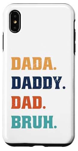 Dada Daddy Dad Bruh Hülle für iPhone XS Max von Beste Vatertag Geschenke für Männer, Papa & Opa