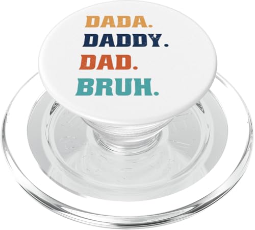 Dada Daddy Dad Bruh PopSockets PopGrip für MagSafe von Beste Vatertag Geschenke für Männer, Papa & Opa