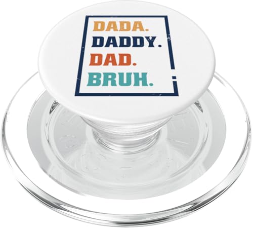 Dada Daddy Dad Bruh PopSockets PopGrip für MagSafe von Beste Vatertag Geschenke für Männer, Papa & Opa