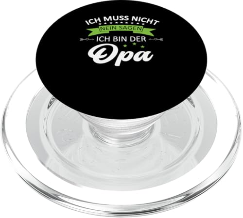 Bester Opa T-Shirt Ich muss nicht nein sagen Vatertag PopSockets PopGrip für MagSafe Bester Opa T-Shirt Ich muss nicht nein sagen Vatertag PopSockets PopGrip für MagSafe von Bester Opa Vatertagsgeschenk Geburtstag Geschenk