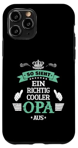 Bester Opa T-Shirt So sieht ein richtig cooler Opa Vatertag Hülle für iPhone 11 Pro von Bester Opa Vatertagsgeschenk Geburtstag Geschenk