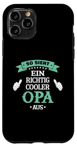 Bester Opa T-Shirt So sieht ein richtig cooler Opa Vatertag Hülle für iPhone 11 Pro von Bester Opa Vatertagsgeschenk Geburtstag Geschenk