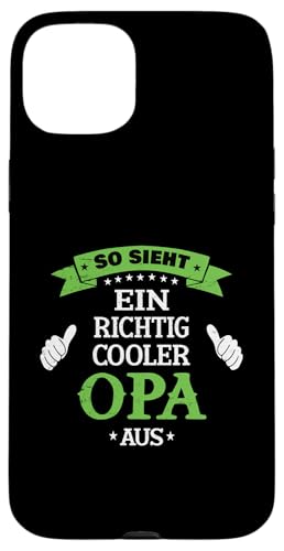 Bester Opa T-Shirt So sieht ein richtig cooler Opa Vatertag Hülle für iPhone 15 Plus Bester Opa T-Shirt So sieht ein richtig cooler Opa Vatertag Hülle für iPhone 15 Plus von Bester Opa Vatertagsgeschenk Geburtstag Geschenk