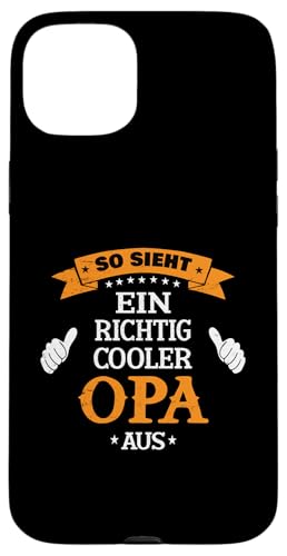Bester Opa T-Shirt So sieht ein richtig cooler Opa Vatertag Hülle für iPhone 15 Plus Bester Opa T-Shirt So sieht ein richtig cooler Opa Vatertag Hülle für iPhone 15 Plus von Bester Opa Vatertagsgeschenk Geburtstag Geschenk