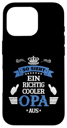 Bester Opa T-Shirt So sieht ein richtig cooler Opa Vatertag Hülle für iPhone 16 Pro Bester Opa T-Shirt So sieht ein richtig cooler Opa Vatertag Hülle für iPhone 16 Pro von Bester Opa Vatertagsgeschenk Geburtstag Geschenk