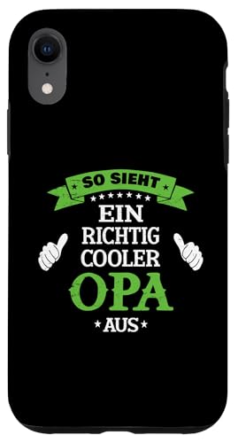 Bester Opa T-Shirt So sieht ein richtig cooler Opa Vatertag Hülle für iPhone XR Bester Opa T-Shirt So sieht ein richtig cooler Opa Vatertag Hülle für iPhone XR von Bester Opa Vatertagsgeschenk Geburtstag Geschenk