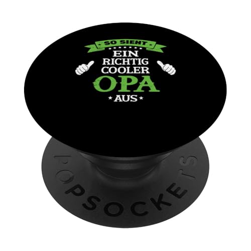 Bester Opa T-Shirt So sieht ein richtig cooler Opa Vatertag PopSockets Klebender PopGrip Bester Opa T-Shirt So sieht ein richtig cooler Opa Vatertag PopSockets Klebender PopGrip von Bester Opa Vatertagsgeschenk Geburtstag Geschenk
