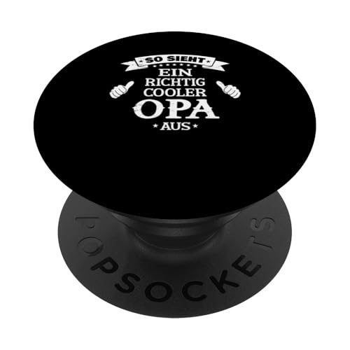 Bester Opa T-Shirt So sieht ein richtig cooler Opa Vatertag PopSockets Klebender PopGrip Bester Opa T-Shirt So sieht ein richtig cooler Opa Vatertag PopSockets Klebender PopGrip von Bester Opa Vatertagsgeschenk Geburtstag Geschenk
