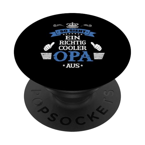 Bester Opa T-Shirt So sieht ein richtig cooler Opa Vatertag PopSockets Klebender PopGrip Bester Opa T-Shirt So sieht ein richtig cooler Opa Vatertag PopSockets Klebender PopGrip von Bester Opa Vatertagsgeschenk Geburtstag Geschenk