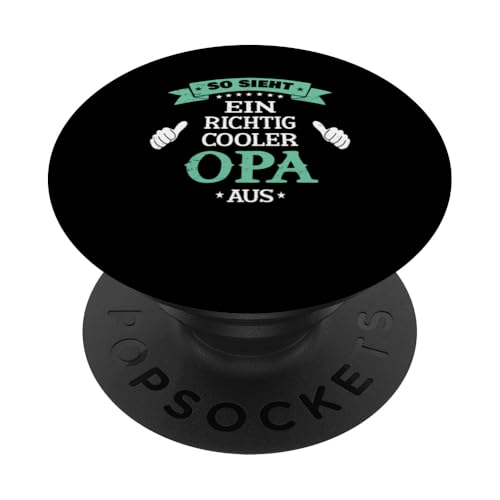 Bester Opa T-Shirt So sieht ein richtig cooler Opa Vatertag PopSockets Klebender PopGrip Bester Opa T-Shirt So sieht ein richtig cooler Opa Vatertag PopSockets Klebender PopGrip von Bester Opa Vatertagsgeschenk Geburtstag Geschenk