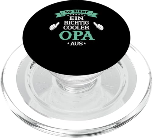 Bester Opa T-Shirt So sieht ein richtig cooler Opa Vatertag PopSockets PopGrip für MagSafe Bester Opa T-Shirt So sieht ein richtig cooler Opa Vatertag PopSockets PopGrip für MagSafe von Bester Opa Vatertagsgeschenk Geburtstag Geschenk