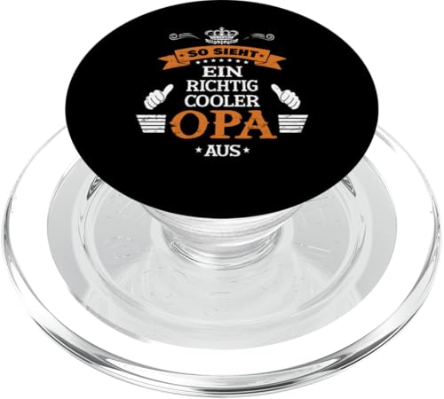 Bester Opa T-Shirt So sieht ein richtig cooler Opa Vatertag PopSockets PopGrip für MagSafe Bester Opa T-Shirt So sieht ein richtig cooler Opa Vatertag PopSockets PopGrip für MagSafe von Bester Opa Vatertagsgeschenk Geburtstag Geschenk
