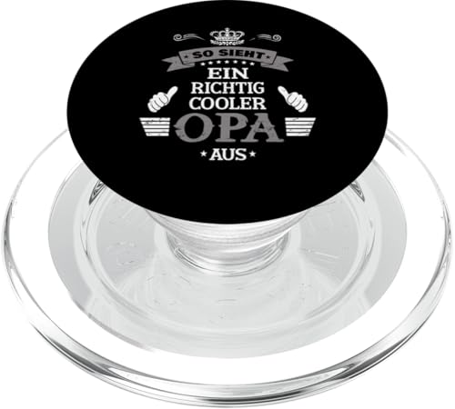 Bester Opa T-Shirt So sieht ein richtig cooler Opa Vatertag PopSockets PopGrip für MagSafe Bester Opa T-Shirt So sieht ein richtig cooler Opa Vatertag PopSockets PopGrip für MagSafe von Bester Opa Vatertagsgeschenk Geburtstag Geschenk