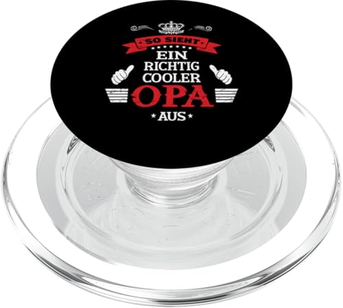 Bester Opa T-Shirt So sieht ein richtig cooler Opa Vatertag PopSockets PopGrip für MagSafe Bester Opa T-Shirt So sieht ein richtig cooler Opa Vatertag PopSockets PopGrip für MagSafe von Bester Opa Vatertagsgeschenk Geburtstag Geschenk