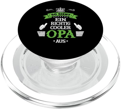 Bester Opa T-Shirt So sieht ein richtig cooler Opa Vatertag PopSockets PopGrip für MagSafe Bester Opa T-Shirt So sieht ein richtig cooler Opa Vatertag PopSockets PopGrip für MagSafe von Bester Opa Vatertagsgeschenk Geburtstag Geschenk