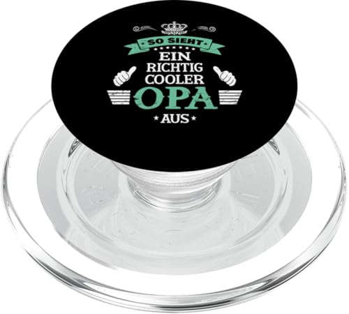 Bester Opa T-Shirt So sieht ein richtig cooler Opa Vatertag PopSockets PopGrip für MagSafe Bester Opa T-Shirt So sieht ein richtig cooler Opa Vatertag PopSockets PopGrip für MagSafe von Bester Opa Vatertagsgeschenk Geburtstag Geschenk