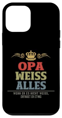 Bester Opa Vatertag Geburtstag Weihnachten Geschenk Herren Hülle für iPhone 12 mini von Bester Opa Vatertagsgeschenk Geburtstag Geschenk