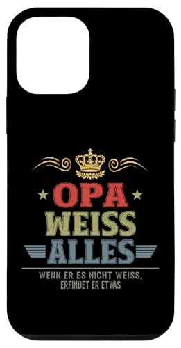 Bester Opa Vatertag Geburtstag Weihnachten Geschenk Herren Hülle für iPhone 12 mini von Bester Opa Vatertagsgeschenk Geburtstag Geschenk
