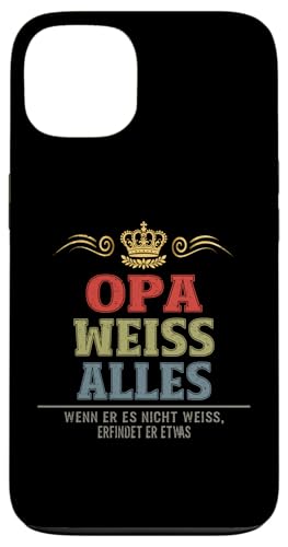 Bester Opa Vatertag Geburtstag Weihnachten Geschenk Herren Hülle für iPhone 13 von Bester Opa Vatertagsgeschenk Geburtstag Geschenk