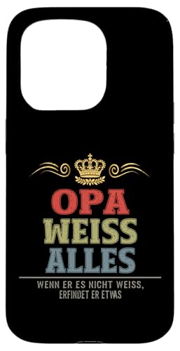 Bester Opa Vatertag Geburtstag Weihnachten Geschenk Herren Hülle für iPhone 15 Pro von Bester Opa Vatertagsgeschenk Geburtstag Geschenk