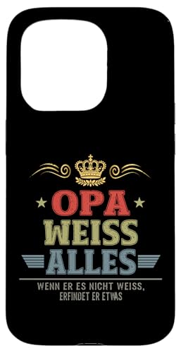 Bester Opa Vatertag Geburtstag Weihnachten Geschenk Herren Hülle für iPhone 15 Pro von Bester Opa Vatertagsgeschenk Geburtstag Geschenk