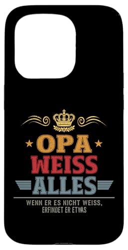 Bester Opa Vatertag Geburtstag Weihnachten Geschenk Herren Hülle für iPhone 15 Pro von Bester Opa Vatertagsgeschenk Geburtstag Geschenk