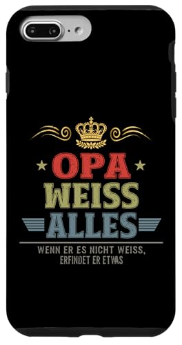 Bester Opa Vatertag Geburtstag Weihnachten Geschenk Herren Hülle für iPhone 7 Plus/8 Plus von Bester Opa Vatertagsgeschenk Geburtstag Geschenk