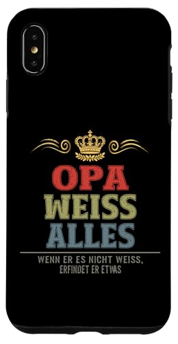 Bester Opa Vatertag Geburtstag Weihnachten Geschenk Herren Hülle für iPhone XS Max von Bester Opa Vatertagsgeschenk Geburtstag Geschenk