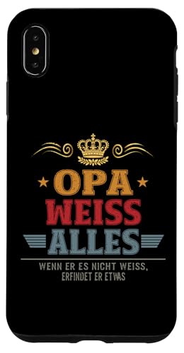 Bester Opa Vatertag Geburtstag Weihnachten Geschenk Herren Hülle für iPhone XS Max Bester Opa Vatertag Geburtstag Weihnachten Geschenk Herren Hülle für iPhone XS Max von Bester Opa Vatertagsgeschenk Geburtstag Geschenk