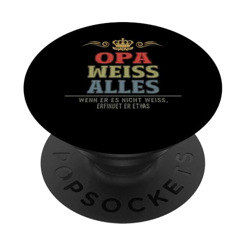 Bester Opa Vatertag Geburtstag Weihnachten Geschenk Herren PopSockets Klebender PopGrip von Bester Opa Vatertagsgeschenk Geburtstag Geschenk
