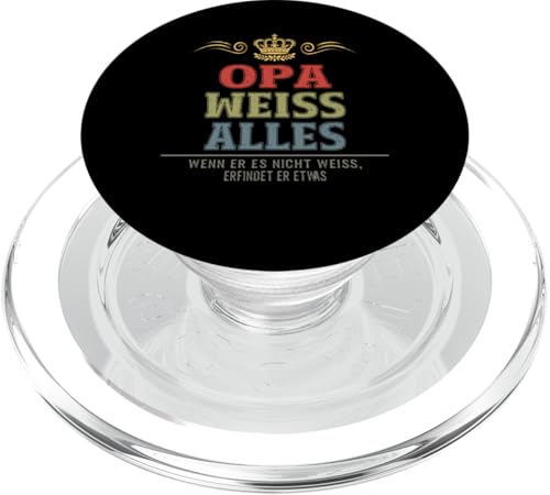Bester Opa Vatertag Geburtstag Weihnachten Geschenk Herren PopSockets PopGrip für MagSafe von Bester Opa Vatertagsgeschenk Geburtstag Geschenk