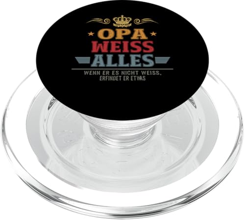 Bester Opa Vatertag Geburtstag Weihnachten Geschenk Herren PopSockets PopGrip für MagSafe von Bester Opa Vatertagsgeschenk Geburtstag Geschenk