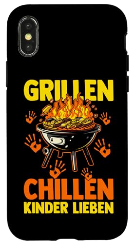 Vater Bonuspapa Stiefpapa Grillen Papa Hülle für iPhone X/XS Vater Bonuspapa Stiefpapa Grillen Papa Hülle für iPhone X/XS von Bester Papa Vatertag