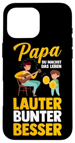 Vater Bonuspapa Stiefpapa Papa Hülle für iPhone 16 Pro Max Vater Bonuspapa Stiefpapa Papa Hülle für iPhone 16 Pro Max von Bester Papa Vatertag