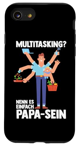 Vater Bonuspapa Stiefpapa Papa Hülle für iPhone SE (2020) / 7 / 8 von Bester Papa Vatertag
