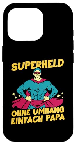 Vater Bonuspapa Stiefpapa Superheld Papa Hülle für iPhone 16 Pro Vater Bonuspapa Stiefpapa Superheld Papa Hülle für iPhone 16 Pro von Bester Papa Vatertag