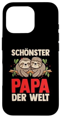 Vater Bester Papa Hülle für iPhone 16 Pro von Bester Papa der Welt Vatertag