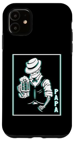 Vater Bier Skelet Bester Papa Hülle für iPhone 11 Vater Bier Skelet Bester Papa Hülle für iPhone 11 von Bester Papa der Welt Vatertag