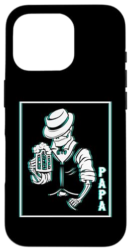 Vater Bier Skelet Bester Papa Hülle für iPhone 16 Pro Vater Bier Skelet Bester Papa Hülle für iPhone 16 Pro von Bester Papa der Welt Vatertag