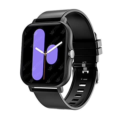 Bestherm Smartwatch für Herren, mit Bluetooth-Anrufen und Musik-Player, 1,69 Zoll (4,6 cm), Smartwatch mit Herzfrequenz/SpO2/Schlaf/Schrittzähler/10 Sportmodi für Android iOS, Schwarz von Bestherm