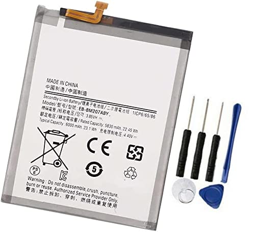 Bestome EB-BM207ABY Ersatz Akku Kompatibel mit Samsung Galaxy M30s SM-M307F SM-M307FN SM-M3070 A307F 1ICP6/65/86 von Bestome