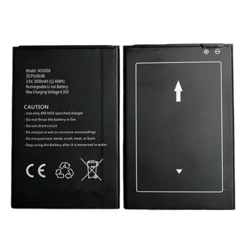 Bestome Ersatz Akku Kompatibel mit AC63OX AC630X Mobile Phone 3.8V,3000mAh/11.4Wh Bestome Ersatz Akku Kompatibel mit AC63OX AC630X Mobile Phone 3.8V,3000mAh/11.4Wh von Bestome