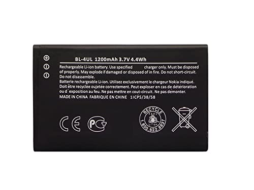 Bestome Ersatz Akku Kompatibel mit BL-4UL BL-4WL SHA 225 230 3310 (2017) Serie 3.7V,1200mAh/4.4Wh von Bestome