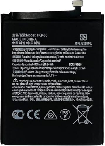 Bestome Ersatz Akku Kompatibel mit HQ480 No-kia 8.3 5G 1ICP5/65/86 Series 3.85V,4500mAh/17.32Wh Bestome Ersatz Akku Kompatibel mit HQ480 No-kia 8.3 5G 1ICP5/65/86 Series 3.85V,4500mAh/17.32Wh von Bestome