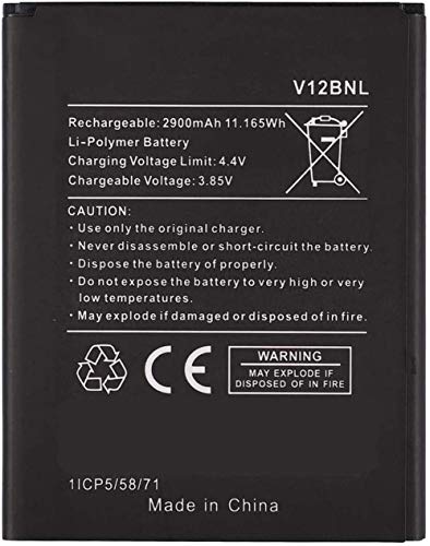 Bestome Ersatz Akku Kompatibel mit Wiko V12BNL Wiko View 1ICP5/58/71 V12BNL 3.85V,2900mAh von Bestome