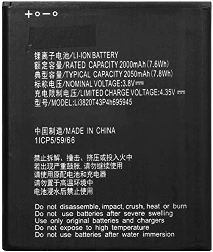 Bestome Ersatz Akku Kompatibel mit ZTE Blade L8 Li3820T43P4h695945 1ICP5/59/66 Bestome Ersatz Akku Kompatibel mit ZTE Blade L8 Li3820T43P4h695945 1ICP5/59/66 von Bestome
