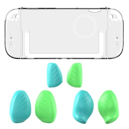 Besttoolifes Ergonomische Hartschale für Konsole mit austauschbaren Griffen, PC-Material, transparente Hülle, anpassbarer Komfort für alle Handgrößen, PC-Material für lange Lebensdauer (transparent + Besttoolifes Ergonomische Hartschale für Konsole mit austauschbaren Griffen, PC-Material, transparente Hülle, anpassbarer Komfort für alle Handgrößen, PC-Material für lange Lebensdauer (transparent + von Besttoolifes